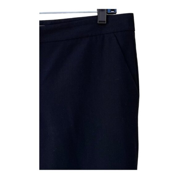 Vince Camuto Black Flat Front Straight Leg Career Pants Size 6 - Picture 5 of 7